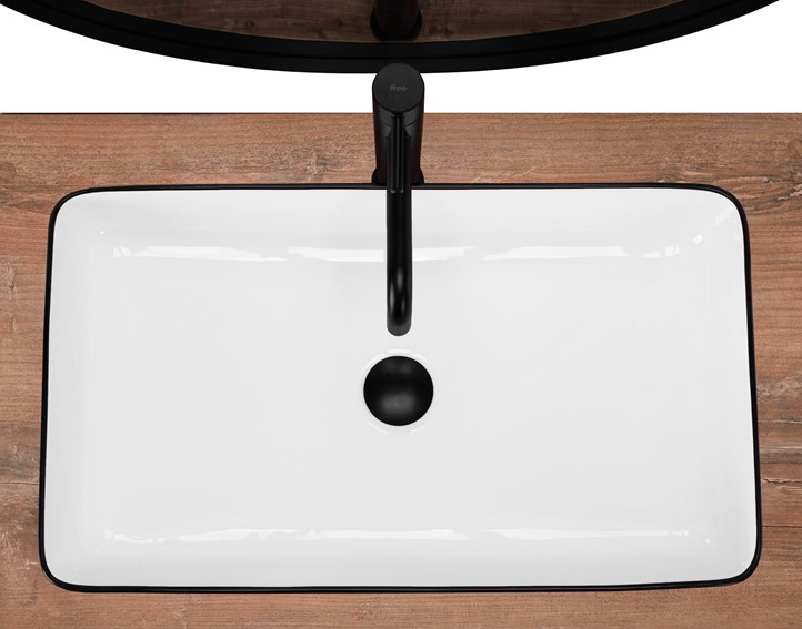 Umywalka Nablatowa DENIS EDGE Biały