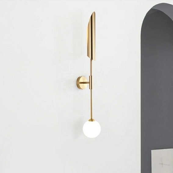 Lampa Ścienna LUCCA Złoty