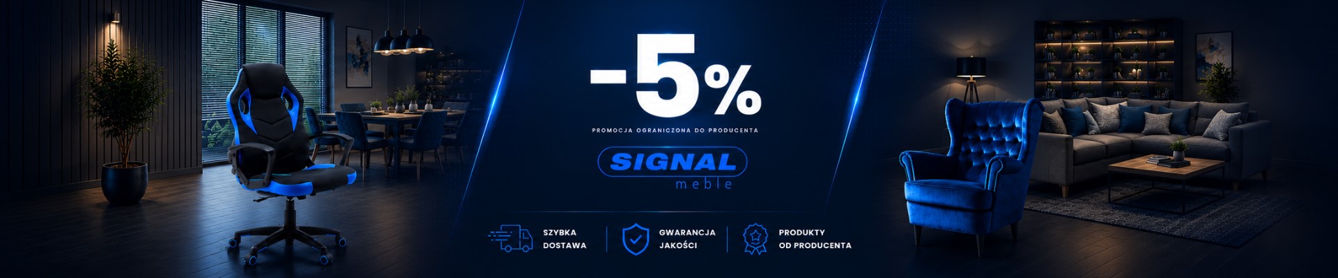 Grafika banera: Signal -5% 