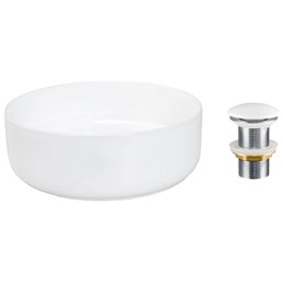 Zestaw Umywalkowy z Korkiem Click-Clack MAJA Biały