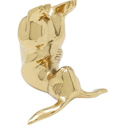 Dekoracja YOGA BUNNY 10 cm Złota