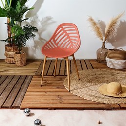 Krzesło ALAMEDA Terracota