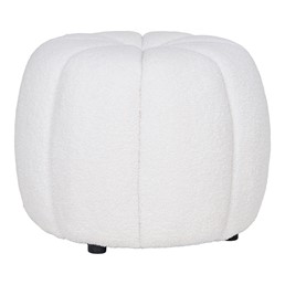 Pufa PAISLEY Biały