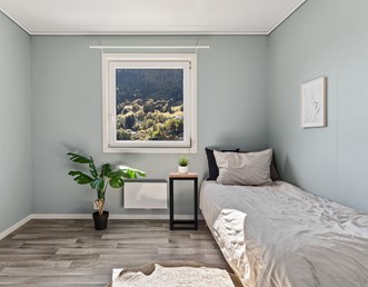 Kwietnik KAJA HOME KS-34 DREWNO S Czarny/Dąb