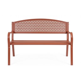 Ławka Ogrodowa LIZETTE Czerwony