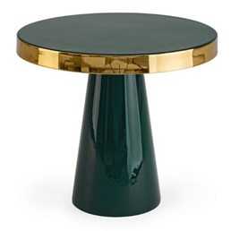 Stolik Kawowy NANDIKA Fi41cm Zielony