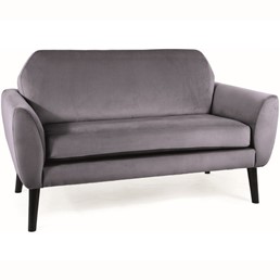 Sofa MENA Velvet Wenge/Szary