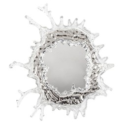 Lampa Ścienna SPLASH M Srebrny/Transparentny