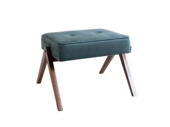 Podnóżek Vinc 58x42x44 Borówka Amerykańska/Orzech