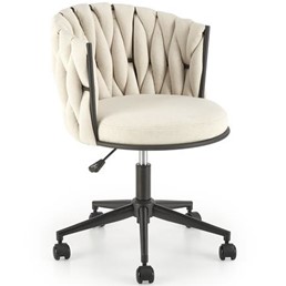 Fotel Obrotowy TALON Czarny/Beżowy