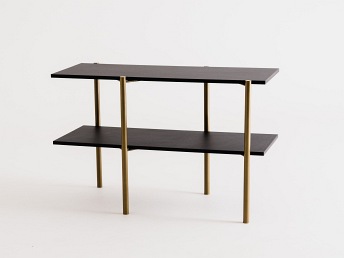 Konsola RAVE BASIC 110x45 Czarny/Złoty