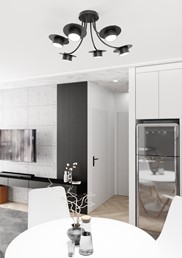 Lampa Sufitowa ENSO 6 Czarny