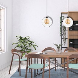 Lampa Wisząca THEA 1L Czarny