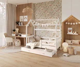 Łóżko Domek AVA 80x190 Biały