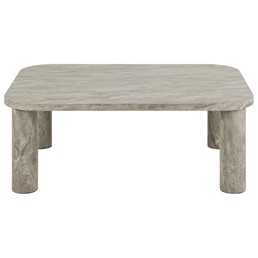 Stolik SOLANO 100x75 Szary/Marmur