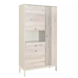 Regał FROST R1 Biały/Dąb Alpejski