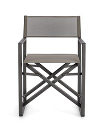 Krzesło Ogrodowe/Reżyserskie KONNOR Szary