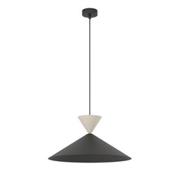 Lampa Wisząca RALF 1M Czarny/Beżowy