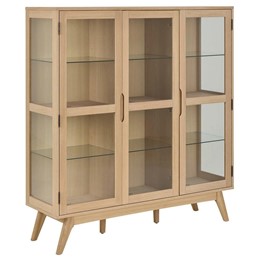 Witryna MARTE 140 cm Dąb Bielony