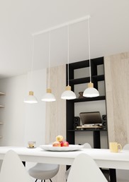 Lampa Wisząca SECO 4 Biały