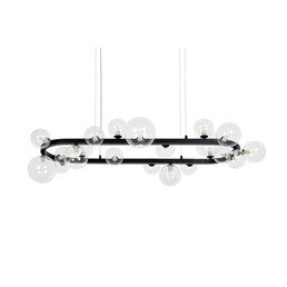 Lampa Wisząca ALURE OVAL 120 Czarny