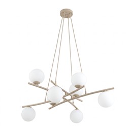 Lampa Wisząca ESSA 8 Beżowy/Opal