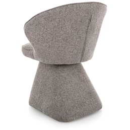 Krzesło NAGO Noelle Szary/Czarny Mat