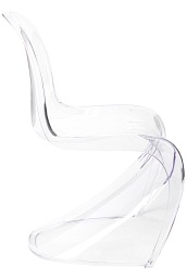Krzesło Hover PC 58x49x84 Transparentny