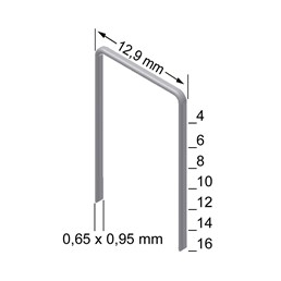 Zszywka A-10 CRF 1op=15.750szt. Chrom