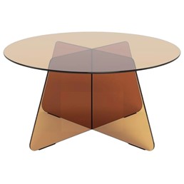 Stolik SAMOS fi80 Brązowy