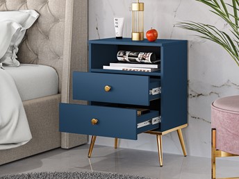 Szafka nocna MARINE 10 Błękit Ciemny