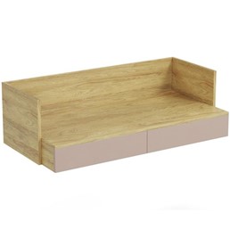 Biurko MOBIUS 2S Naturalny/Antyczny Róż