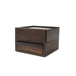 UMBRA pojemnik na biżuterię STOWIT MINI -czarny,orzech