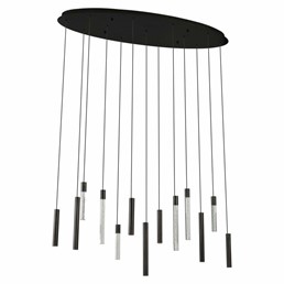 Lampa Wisząca OXLEY 13 Brązowy