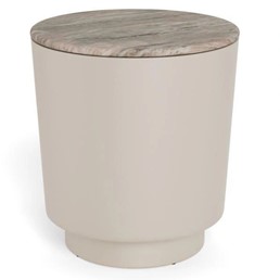 Stolik CANGAS fi45 Marmur/Szary