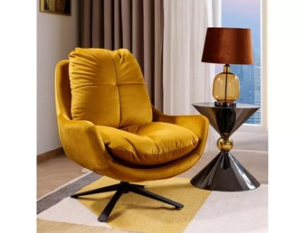 Ława MIRA fi50 Czarny Połysk