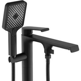 Bateria Wannowa Podłogowa HASS Czarny