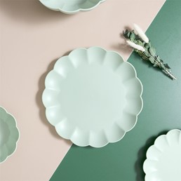 Talerz Obiadowy IRIS 25,5cm Zielony