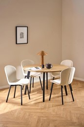 Krzesło ESRA Beżowy/Czarny