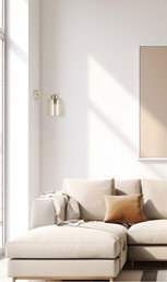 Kinkiet VANES K-5813 Bursztynowy/Beż/Złoty