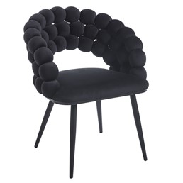 Krzesło Velvet K20-FX Czarny