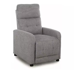 Fotel Rozkładany OTUS Brego Szary/Czarny