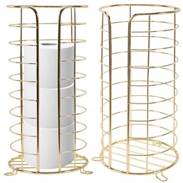 Stojak na Papier Toaletowy P11899 Złoty