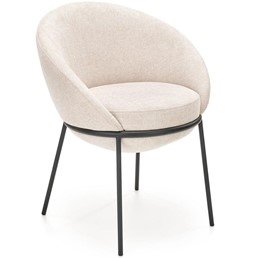 Krzesło K482 Czarny/Beżowy