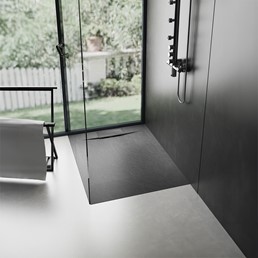 Brodzik Prysznicowy BAZALT 90x90 Czarny