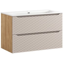 Zestaw Meblowy SKY 90cm Beż/Dąb Olejowany