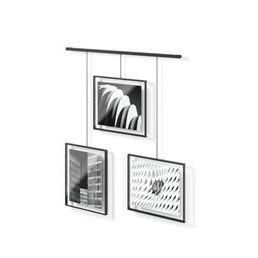Zestaw 3 Ramek do Zdjęć EXHIBIT Czarny