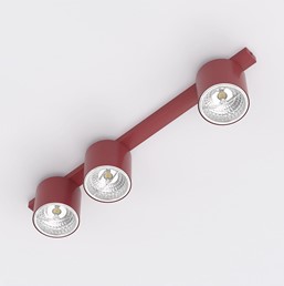 Lampa Sufitowa NANO 3 Burgundowy