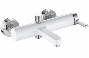 Bateria Wannowa POLO Biały/Chrom