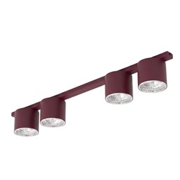 Lampa Sufitowa NANO 4 Burgundowy